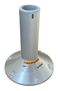 Forestar Industries 184018-lwos Fixed Height Pedestal With 9" Base - 18" Height, Anodized - 184018-LWOS Forestar Industries 184018-lwos Fixed Height Pedestal With 9" Base - 18" Height, Anodized - 184018-LWOS