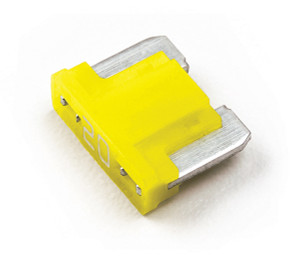 Grote 82-ans-20a Low Profile Miniature Blade Fuse - Yellow, 5-pack - 82-ANS-20A