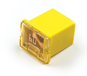 Grote 82-fmxlp-60a Cartridge Link Fuse - Low Profile, Yellow, 60 Amp - 82-FMXLP-60A