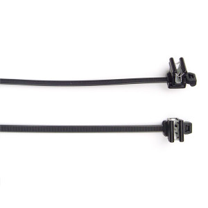 Grote 83-6063 Nylon Cable Ties - Edge Clip Assembly, Top Mount, 100 Pack - 83-6063