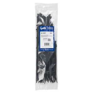Grote 83-6507 Nylon Cable Ties - Cable Tie Assortment, Black - 83-6507