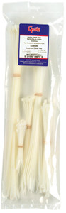 Grote 83-6506 Nylon Cable Ties - Cable Tie Assortment, White - 83-6506