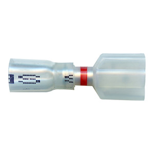 Grote 84-4436 Heat Shrinkable Quick Disconnect - Crystal Clear, 22-18 Gauge Male, .250" - 84-4436