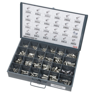 Grote 83-6654 Fleet, Service & Installer Assortment Tray - Tin Plated Copper Lug Assortment Tray - 83-6654
