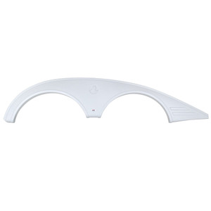 Icon 15319 Tandem Axle Fender Skirt Fs5318 For Jayco - Polar White (lh) - 15319