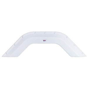 Icon 15313 Single Axle Fender Skirt Fs5313 For Cozy Traveler - Polar White - 15313