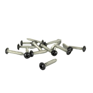 Icon 14689 Painted Fender Installation Screws - Black, Qty 15 - 14689 Icon 14689 Painted Fender Installation Screws - Black, Qty 15 - 14689