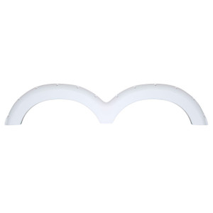 Icon 01613 Tandem Axle Fender Skirt Fs761 For Heartland - Polar White - 1613