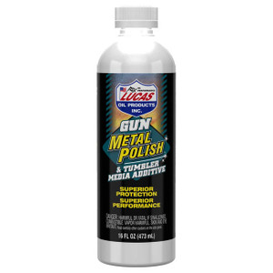 Lucas Oil Gun Metal Polish & Tumbler Media Additive - 16 Ounce - 10880