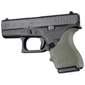 Hogue HandAll Beavertail Grip Sleeve Glock 42 43 (OD Green) - 18201 Hogue HandAll Beavertail Grip Sleeve Glock 42 43 (OD Green) - 18201