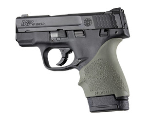 Hogue HAll Beavertail Grip Sleeve S&W M&P Shield Ruger LC9 OD Green - 18401 Hogue HAll Beavertail Grip Sleeve S&W M&P Shield Ruger LC9 OD Green - 18401