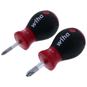 Wiha SoftFinish Stubby Phillips Screwdriver Set (2 Piece Set) - 31192