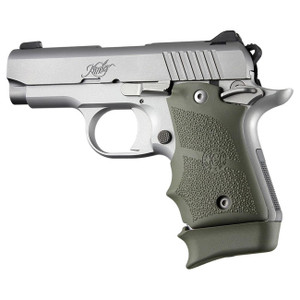 Hogue Kimber Micro-9 Rubber Grip with Finger Grooves (OD Green) - 39081 Hogue Kimber Micro-9 Rubber Grip with Finger Grooves (OD Green) - 39081