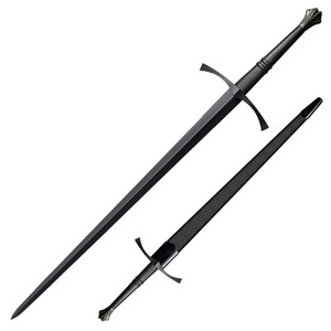 COLD STEEL Man at Arms Italian Long Sword 35.5" Blued Carbon Steel Blade Leather Handle - CS-88ITSM COLD STEEL Man at Arms Italian Long Sword 35.5" Blued Carbon Steel Blade Leather Handle - CS-88ITSM