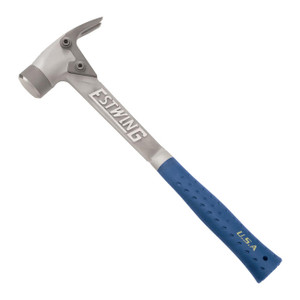 Estwing 14 Oz. Blue Vinyl Grip Aluminum Hammer with Smooth Face - ALBL Estwing 14 Oz. Blue Vinyl Grip Aluminum Hammer with Smooth Face - ALBL