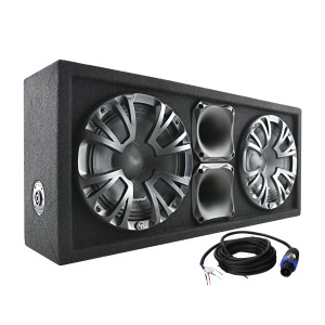 Audiopipe Dual 8" Subwoofer Enclosure - 500W Max - AP-CHU-82 Audiopipe Dual 8" Subwoofer Enclosure - 500W Max - AP-CHU-82