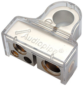 Audiopipe Platinum Finish Battery Terminal Negative - Multi-Feed - BTP705N