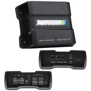 Autotek Mean Machine Compact D Class Amplifier 1500 Watts 2 Channel - MM15252D