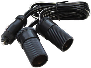 Nippon Cigarette Lighter Plug to 2 Female Jacks - NP210