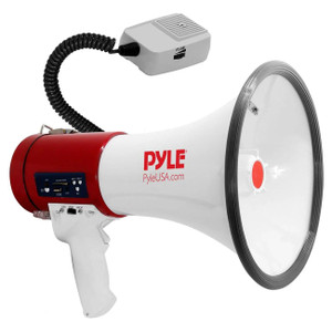 Pyle Pro Megaphone with Siren TALK USB SD Card - PMP57LIA Pyle Pro Megaphone with Siren TALK USB SD Card - PMP57LIA