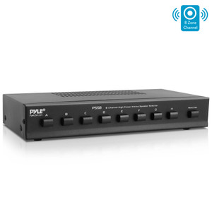 SPEAKER SELECTOR PYLE HOME 8 CHANNEL - PSS8 SPEAKER SELECTOR PYLE HOME 8 CHANNEL - PSS8