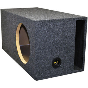 Qpower Single 15" Slot Ported Vented Heavy Duty High SPL X-Large Empty Woofer Enclosure - HD115VL