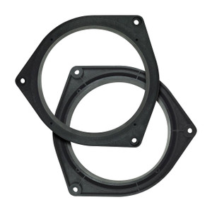 Audiopipe - Toyota 6.5" Factory to Aftermarket Speaker Adapter Kit - RING-PVC-TY-6 Audiopipe - Toyota 6.5" Factory to Aftermarket Speaker Adapter Kit - RING-PVC-TY-6