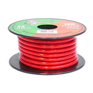 PYRAMID Power Wire 8 Gauge 25 Foot - Red - RPR825 PYRAMID Power Wire 8 Gauge 25 Foot - Red - RPR825