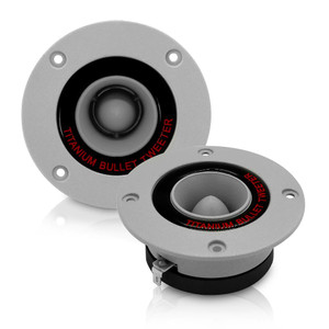 PYRAMID 1" ALUMINUM CAST BULLET STYLE TWEETER (sold in pairs); 300 WATT - TW18 PYRAMID 1" ALUMINUM CAST BULLET STYLE TWEETER (sold in pairs); 300 WATT - TW18