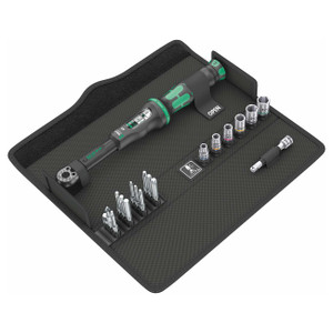Wera Click-Torque 1/4" Reversible Bit Wrench & Bit Set (20 Piece Set) - 05 130110 001 Wera Click-Torque 1/4" Reversible Bit Wrench & Bit Set (20 Piece Set) - 05 130110 001