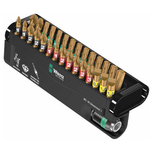 Wera Bit-Check 30 Diamond Coated Tips (30-Piece Set) - 05-057431-001 Wera Bit-Check 30 Diamond Coated Tips (30-Piece Set) - 05-057431-001
