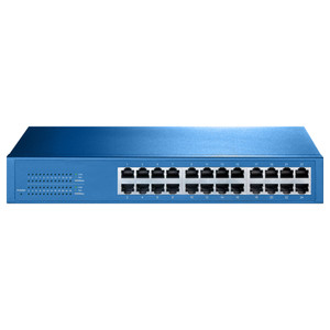 Aigean 24-Port Network Switch - Desk or Rack Mountable - 100-240VAC - 50/60Hz - NS-24