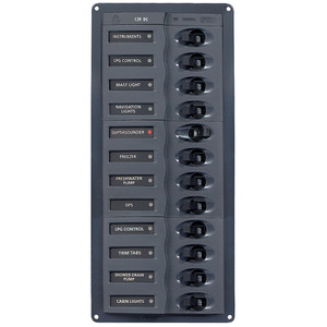 BEP DC Panel - 12-Way - No Meter - Vertical - 902NMV BEP DC Panel - 12-Way - No Meter - Vertical - 902NMV