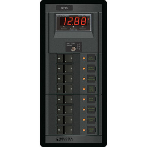 Blue Sea 1227 12V DC 8 Position w/Digital Meter - 1227 Blue Sea 1227 12V DC 8 Position w/Digital Meter - 1227