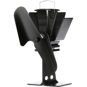 Ecofan Original Heat Powered Stove Fan - Black Blade - 800CAXBX