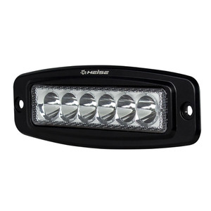 HEISE 6 LED Single Row Driving Light - Flush Mount - HE-FMDL1