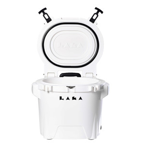 LAKA Coolers 30 Qt Cooler w/Telescoping Handle  Wheels - White - 1079 LAKA Coolers 30 Qt Cooler w/Telescoping Handle  Wheels - White - 1079