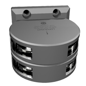 Lopolight Series 201-011 - Double Stacked Masthead Light - 3NM - Vertical Mount - White - Silver Housing - 201-011ST Lopolight Series 201-011 - Double Stacked Masthead Light - 3NM - Vertical Mount - White - Silver Housing - 201-011ST