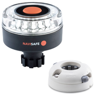 Navisafe Navilight 360 Degree 2NM w/Navibolt Base  Horizontal Mount - White - 042KIT5