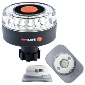 Navisafe Navilight 360 Degree 2NM w/Navibolt Base  RIB Mount - White - 042KIT4 Navisafe Navilight 360 Degree 2NM w/Navibolt Base  RIB Mount - White - 042KIT4