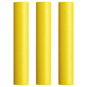 Pacer Battery Cable Heat Shrink Tubing - 1" x 12" - Yellow (3-Pieces) - BEHS1-12YL-3