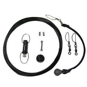 Rupp Center Rigging Kit w/Klickers - Black Mono 50' - CA-0113-MO