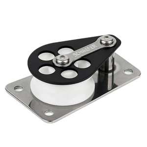 Schaefer Series 3 Flat Base/Alum Cheek/Delrin Sheave - 303-09 Schaefer Series 3 Flat Base/Alum Cheek/Delrin Sheave - 303-09