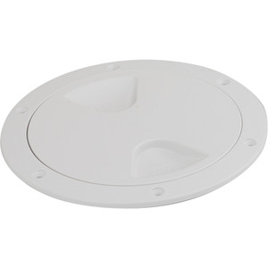 Sea-Dog Screw-Out Deck Plate - White - 4" - 335740-1