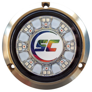 Shadow-Caster SCR-24 Bronze Underwater Light - 24 LEDs - Full Color Changing - SCR-24-CC-BZ-10 Shadow-Caster SCR-24 Bronze Underwater Light - 24 LEDs - Full Color Changing - SCR-24-CC-BZ-10