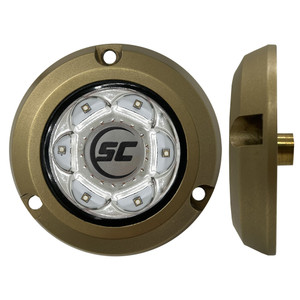 Shadow-Caster SC2 Series Bronze Surface Mount Underwater Light - Great White - SC2-GW-BZSM Shadow-Caster SC2 Series Bronze Surface Mount Underwater Light - Great White - SC2-GW-BZSM