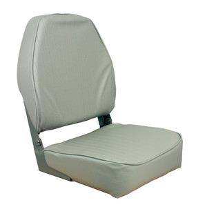 Springfield High Back Folding Seat - Grey - 1040643 Springfield High Back Folding Seat - Grey - 1040643