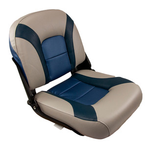 Springfield Skipper Premium LB Folding Seat - Blue/Grey - 1061079-1 Springfield Skipper Premium LB Folding Seat - Blue/Grey - 1061079-1