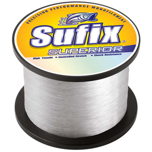 Sufix Superior Clear Monofilament - 25lb - 2145 yds - 645-125