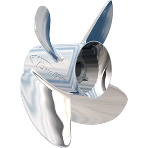Turning Point Express Mach4 - Right Hand - Stainless Steel Propeller - EX-1417-4 - 4-Blade - 14.5" x 17 Pitch - 31501731 Turning Point Express Mach4 - Right Hand - Stainless Steel Propeller - EX-1417-4 - 4-Blade - 14.5" x 17 Pitch - 31501731